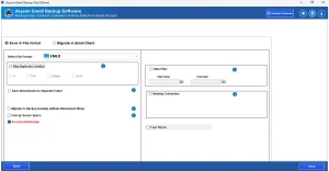 Choose EMLX as the desired output format