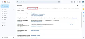 Navigate to the Account and Import section