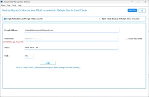 Start by logging in