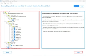 Select single/multiple emails or folders