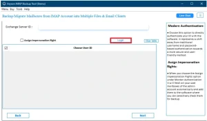 Enter the credentials of Office 365