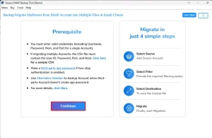 Run Aryson IMAP Backup Tool