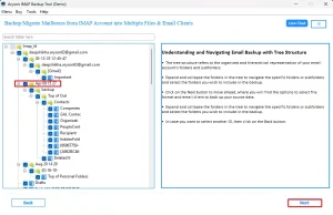 Select the desired data to migrate