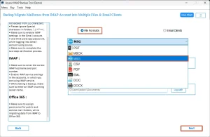 Pick MSG from the File Formats