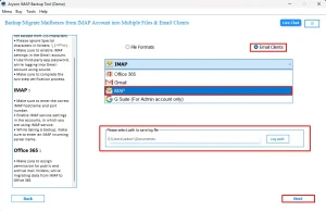 Mark the Email client