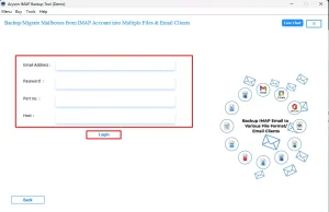 Enter your Zoho Mail credentials