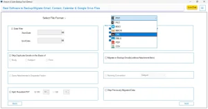 Select EML file