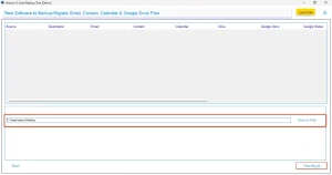 Click start migration