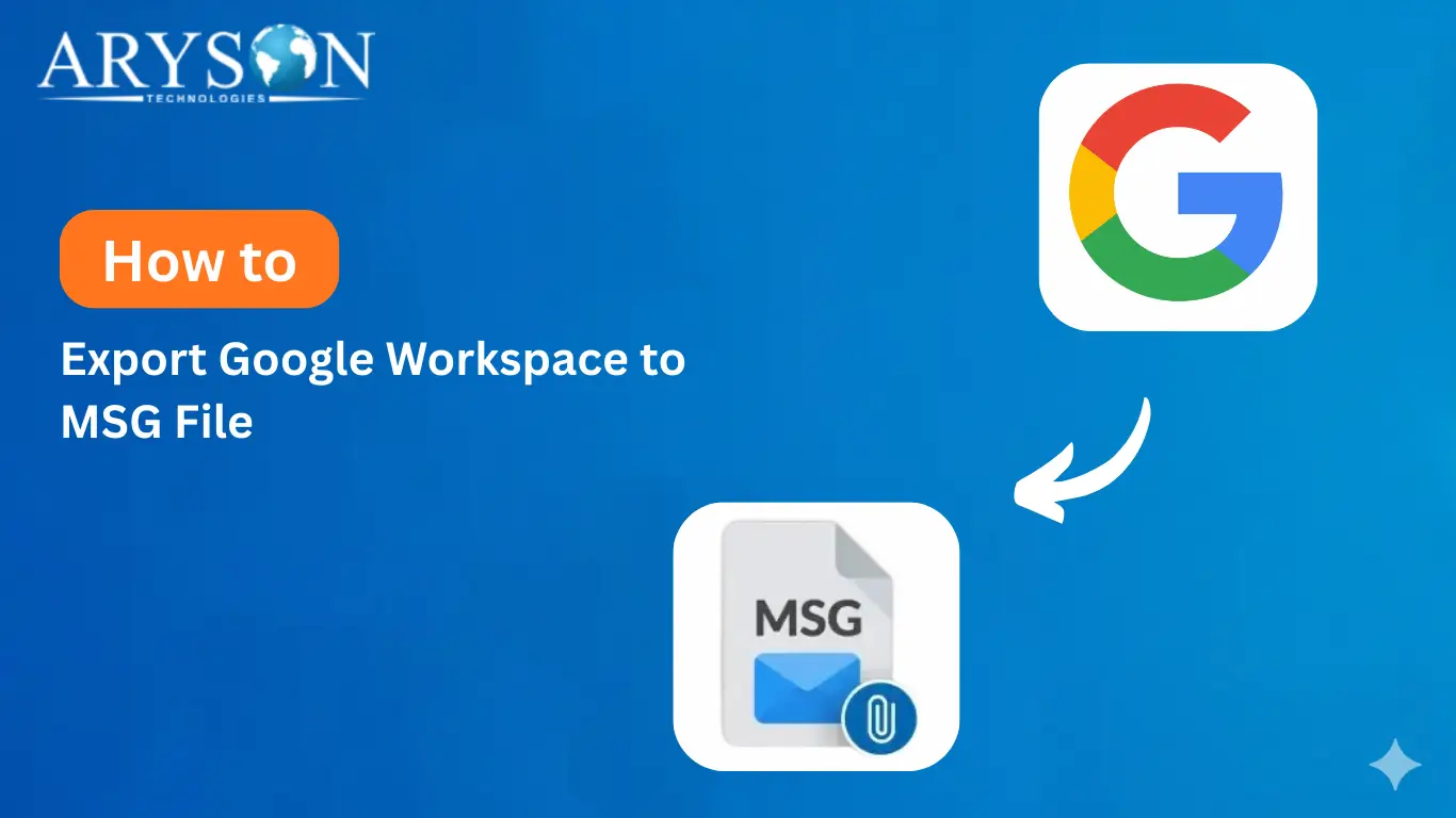 Export Google Workspace to MSG File