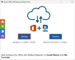 Start Aryson Office 365 Backup Tool