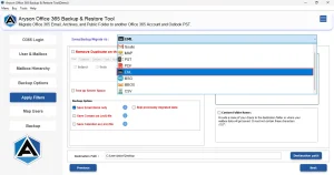 Apply advanced filters