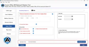 Select destination and click Next