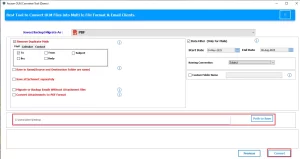 Select path to save & Click convert
