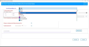 Choose the Office 365 data 