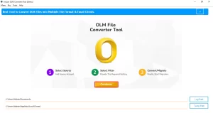 Run Aryson OLM Converter Tool
