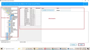 Preview mailbox data