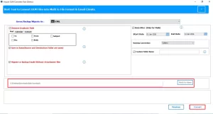 Select Path to save & Click Convert