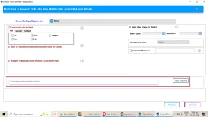 Select path to save and click convert