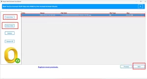 Press Select Files/Select Folder