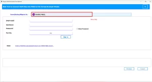 Import OLM to Yahoo Mail