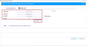 Import OLM to Yahoo Mail