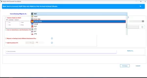 Select the Yandex Mail email client as