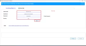 Provide the valid Zoho Mail credentials to log in