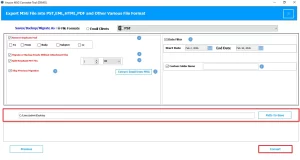 Select the destination path to save