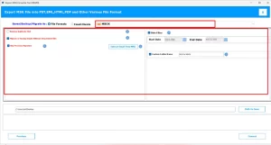 Pick MBOX as the file format
