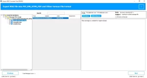 You can preview the files with the attachments and tap on Next