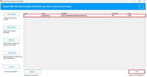Import your single or multiple MSG files