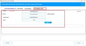Select HostGator Mail from the list