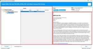 You can review the loaded files to confirm the correct data is selected