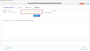 You have to enter your login details as needed