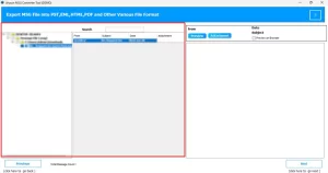 You need to preview the added files 