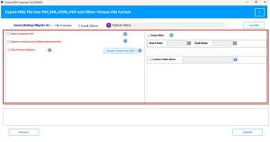 You can apply filters as needed for selective migration