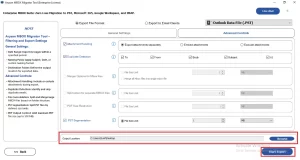 Click on Browse to save resultant files >> Start Process