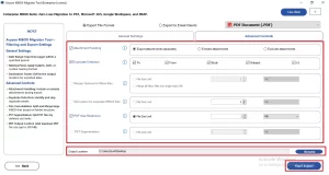 Browse the resultant path to save the file and click on Start Export